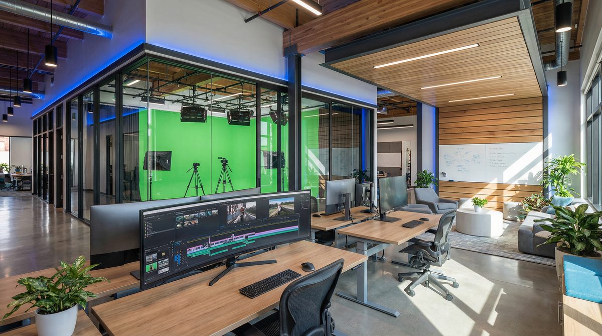 国产主播公司办公环境